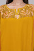 Mustard Yellow Kashmiri Pheran with Delicate Aari Embroidery