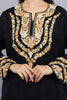 Black Pheran with Kashmiri Aari Embroidery