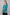 Teal Grove Kashmiri Kurti with Earth-Tone Aari Embroidery
