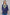 Azure Bloom Navy Kashmiri Kurti with Green Aari