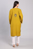 Amber Dusk Kashmiri Pheran with Aari Embroidery