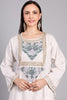 Moonlit Cream Kashmiri Pheran with Aari and Zari Embroidery