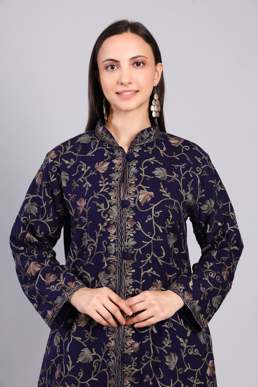 Naaz-e-Gulistan_Midnight_Blue_Kashmiri_Wool_Jacket_with_Aari_Embroidery-Zoom
