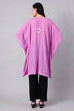 Novbahar orchid pink Kashmiri kaftan back view — KashmirPheran