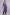 Purple Pheran with Pastel Blue Aari Paisleys & Floral Vines Embroidery - Kashmiri Pheran