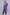 Purple Pheran with Pastel Blue Aari Paisleys & Floral Vines Embroidery - Kashmiri Pheran