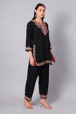 black-aari-coord-set-heavy-neckline-embroidery-front